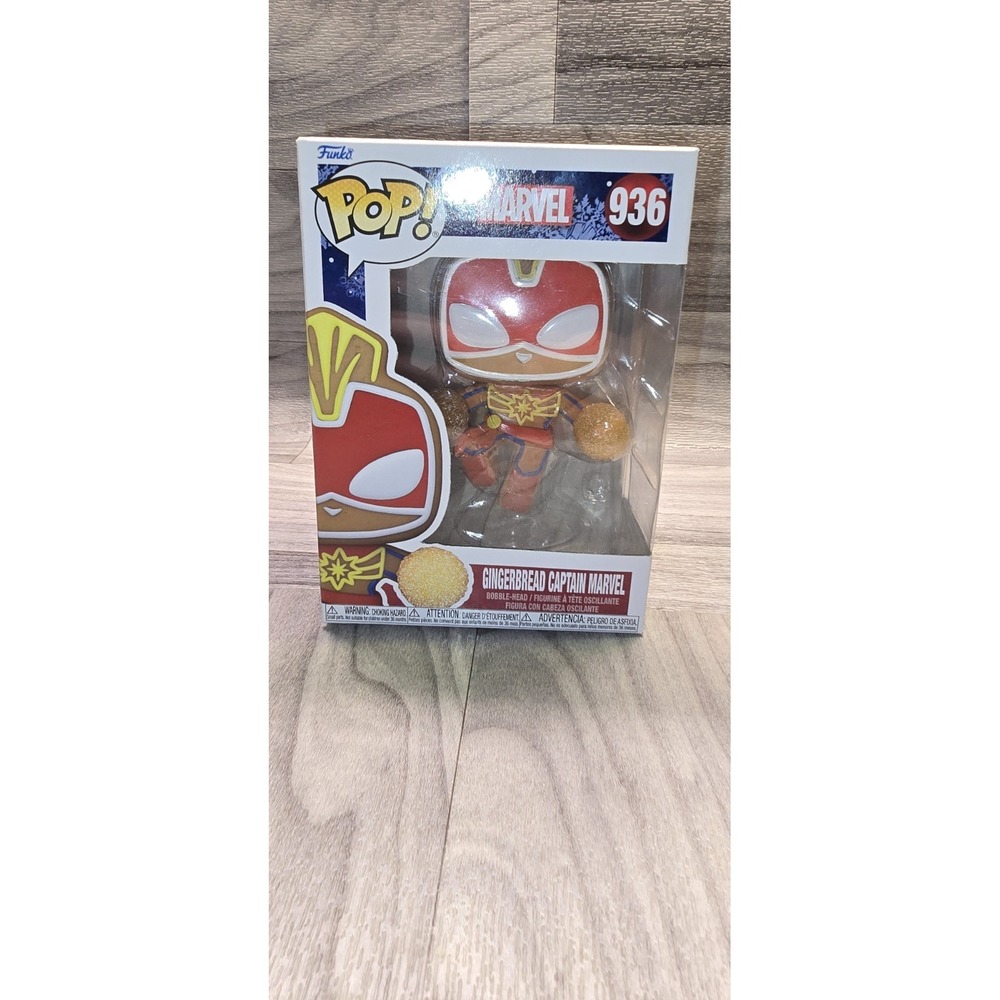 Funko Pop! Vinyl: Marvel - Gingerbread Captain Marvel #936